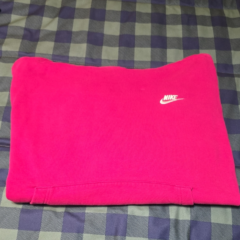 Nike Hot Pink Crewneck with White Swoosh